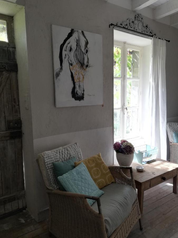 Chambre D'Hote Equestre Au Petit Bonheur Chateldon Bagian luar foto